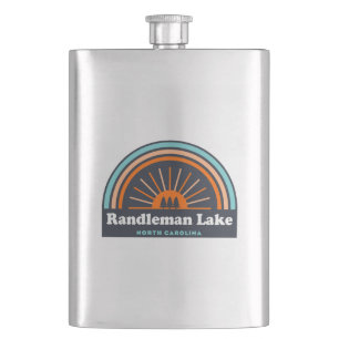 Flasque Randleman Lake Caroline du Nord Arc en ciel