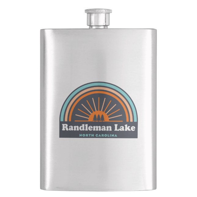 Flasque Randleman Lake Caroline du Nord Arc en ciel (devant)