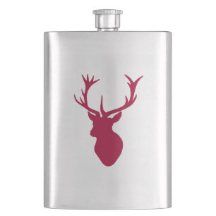 Flasque Red tag Head Christmas ou Stag Party