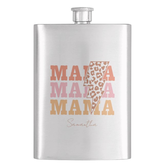 Flasque Répétition Rustique "Mama" (devant)