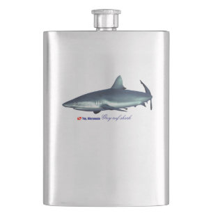 Flasque requin gris cool