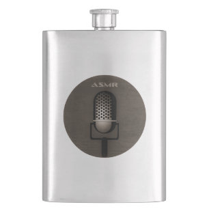 Flasque Rétro microphone d'ASMR