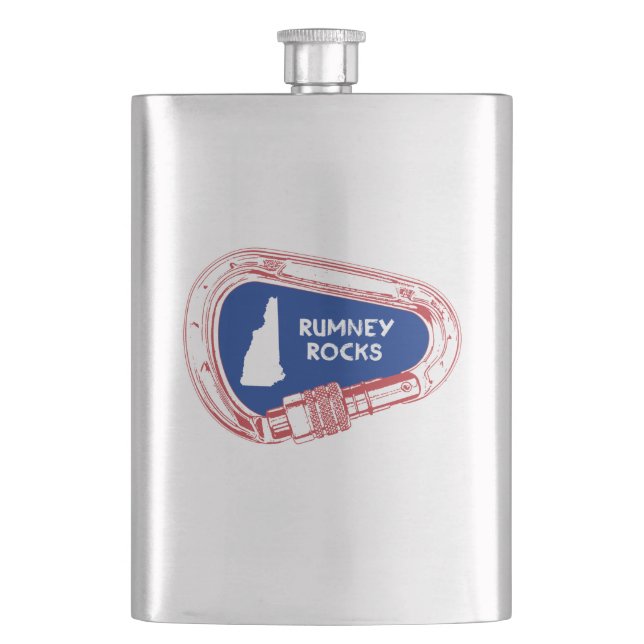 Flasque Rumney Rocks Escalade Carabiner (devant)