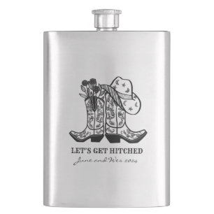 Flasque Russe Cowboy Groomsman cadeau Bachelor Party