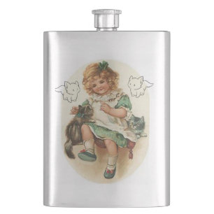 Flasque Saint Patrick's Day Flask chaton