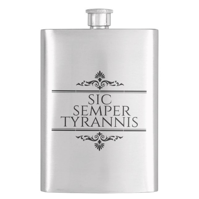 Flasque Sic Semper Tyrannis (devant)