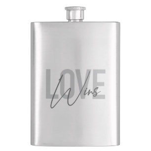 Flasque Simple, cool, urbain, tendance, moderne L'amour ga
