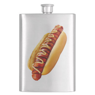 Flasque SlipperyJoe's hot dog niché doucement pain jaune v