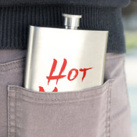 SlipperyJoe's hot mussy audacieux texte rouge vif 