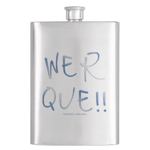 Flasque SlipperyJoe's werque mot manuscrit dire phras