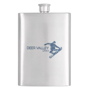 Flasque Snowboardeur de Deer Valley Utah