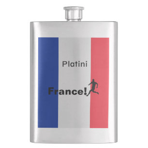 Flasque Soccer France, personnalisable