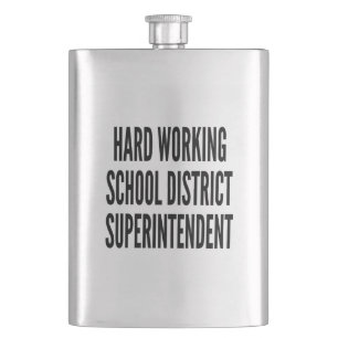 Flasque Surintendant de district de l'école de travail dif