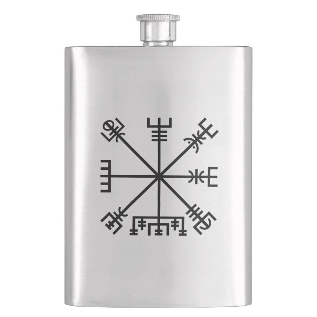 FLASQUE SYMBOLE VIKING DE VÉVISE (devant)