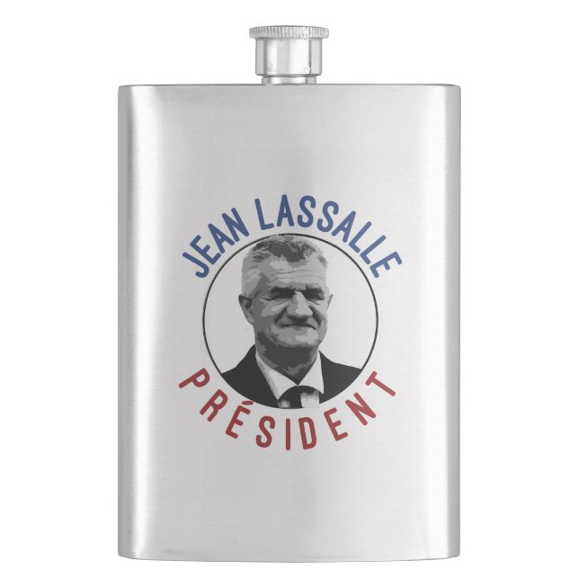 Flasque T-shirt Jean Lassalle Président 2022 (devant)