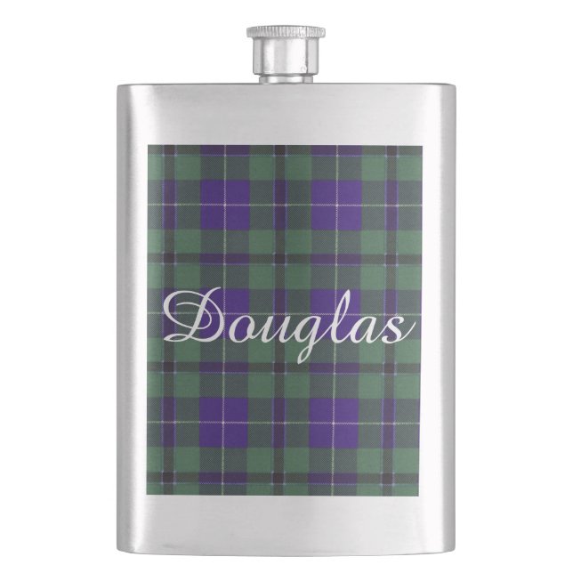 Flasque Tartan d'écossais de plaid de clan de Douglas (devant)