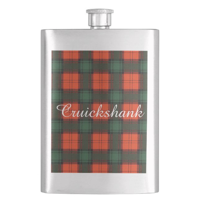 Flasque Tartan écossais de kilt de plaid de clan de (devant)