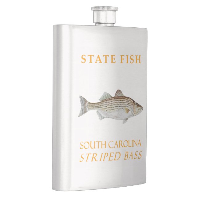Flasque Territoire De La Caroline Du Sud Poissons Le Poiss (Droite)
