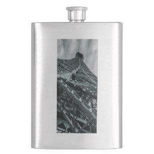 Flasque Tour Eifel Paris Acier et ciel Flask