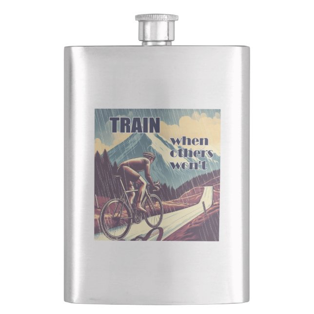 Flasque Train quand d'autres ne feront pas de vélo (devant)