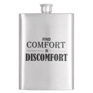 Flasque Trouver le confort dans l'inconfort