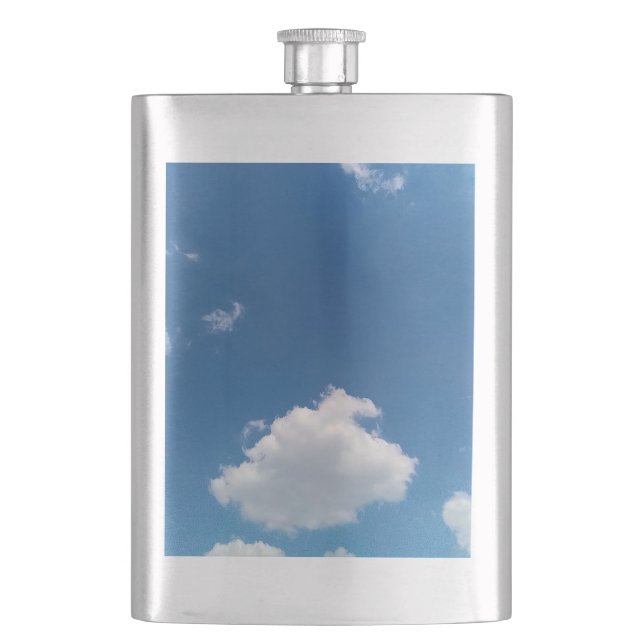 Flasque Un nuage simple (devant)