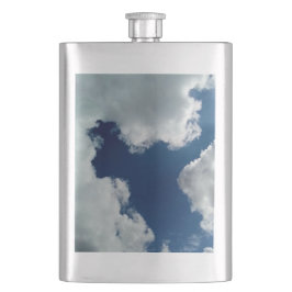 Flasque Une courbe dans les nuages