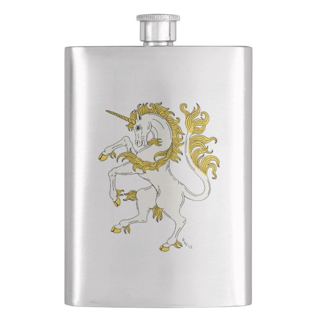 Flasque Unicorn Rampant (devant)