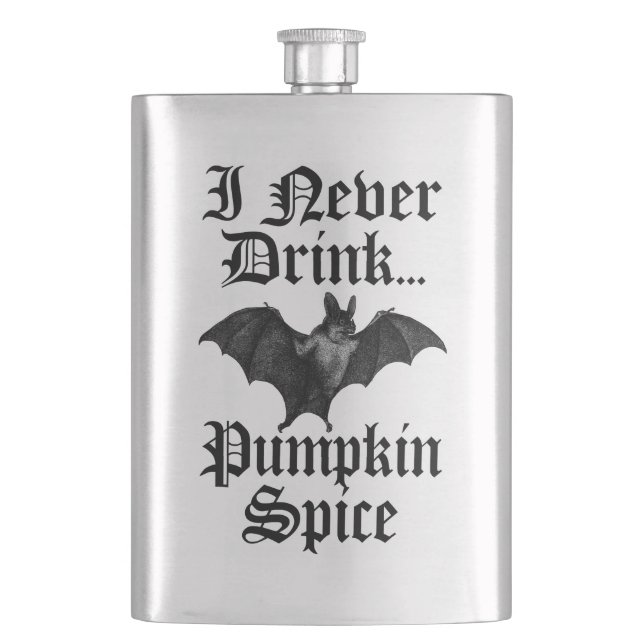 Flasque Vampire Je Ne Bois Jamais Citrouille Spice (devant)