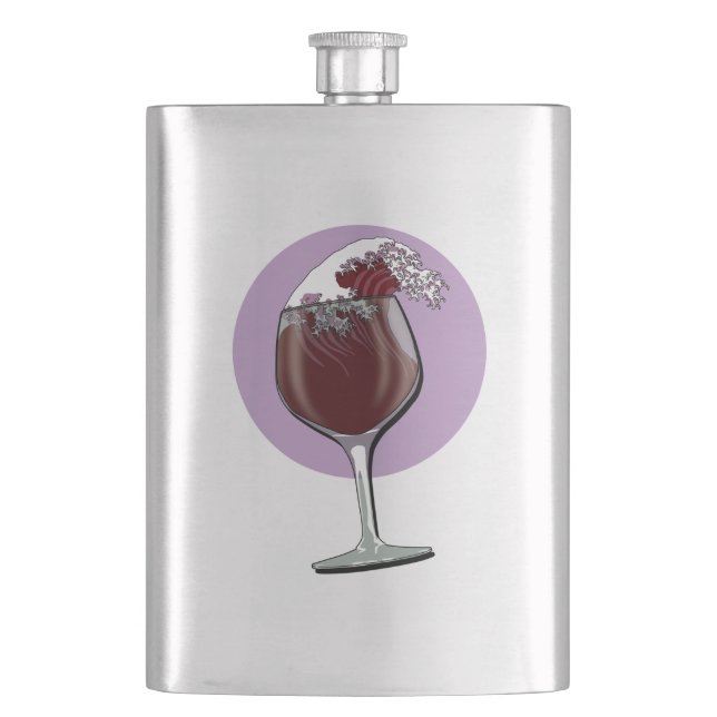 Flasque Verre de vin (devant)