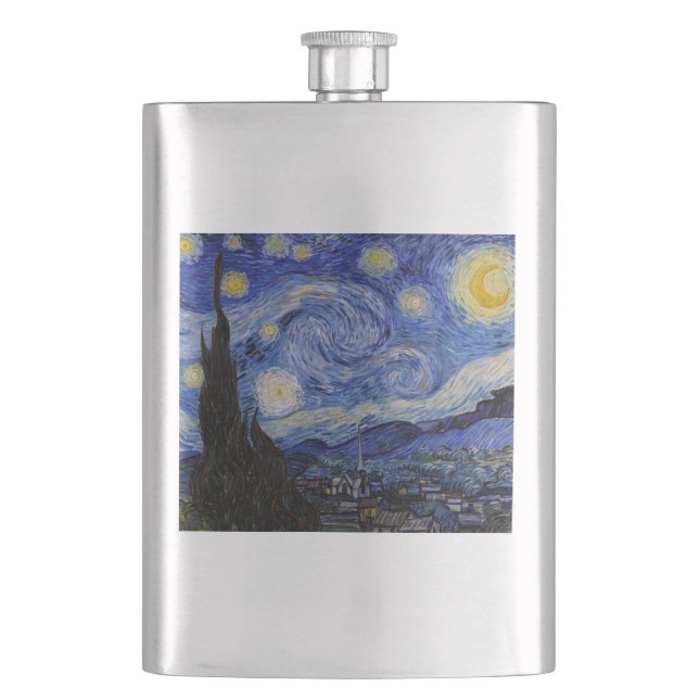 Flasque Vincent Van Gogh - La nuit étoilée (devant)