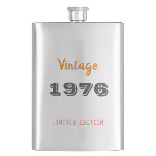 Flasque Vintage 1976 – Cadeau d'anniversaire 50 an