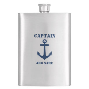 Flasque Votre capitaine nommé Flask Anchor