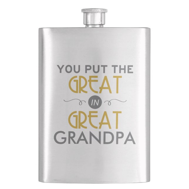 Flasque Vous avez mis le grand dans le grand grand-papa (devant)