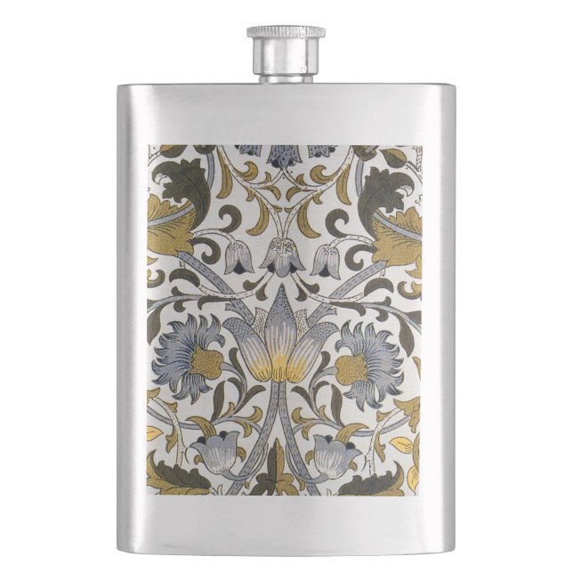 Flasque William Morris Lodden Fleur florale (devant)