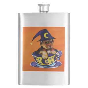 Flasque Yorkie Poo Halloween