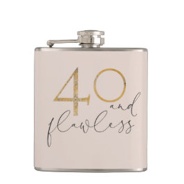 Flasques 40 & Flawless Rose and Gold 40e anniversaire