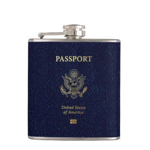 Flasques [500] Couverture de passeport américaine