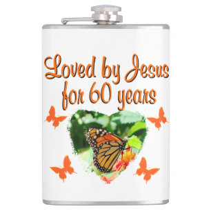FLASQUES 60E BUTTERFLY ANNIVERSAIRE CONCEPTION
