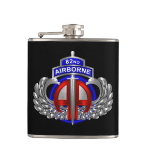 Flasques 82e division aéroportée « Dagger » noire