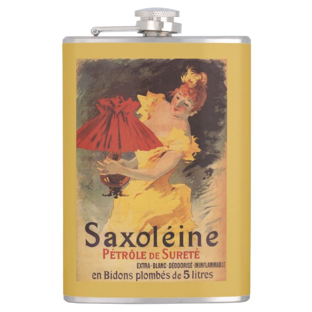 Flasques Abat-jour de rouge d'huile de lampe de Saxoleine (Devant)