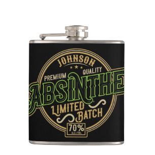 Flasques Absinthe Herbal Spirit Liquor Étiquette