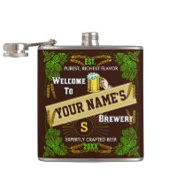 Accueil personnalisé de brasserie : Bière d'orge