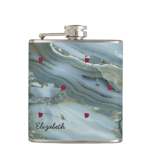Flasques Adorables coccinelles mignonnes,Marbre -Personnali
