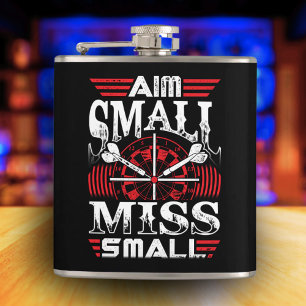 Flasques Aim Small Miss Small Dart Flask 6 oz.