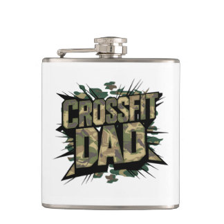 Flasques Ajuster le camouflage explosif père CrossFit Flask
