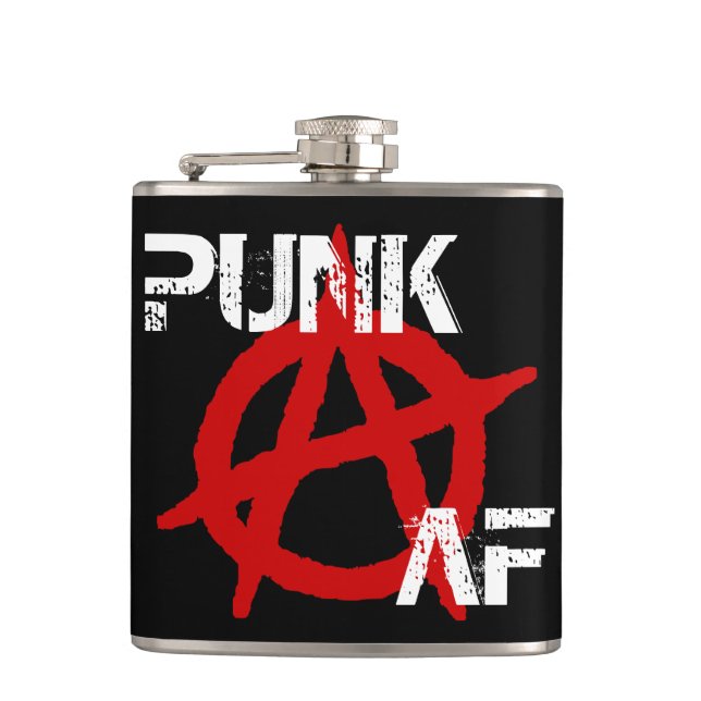 Flasques Anarchie punk d'AF (Devant)