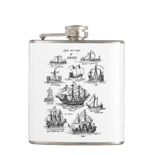 FLASQUES ANCIEN NAVIRE