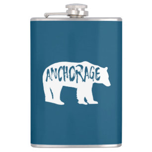 Flasques Ancrage Ours de l'Alaska