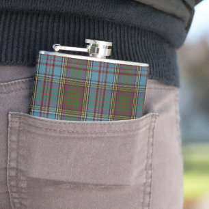 Flasques Anderson Clan Tartan Plaid Motif Scottish